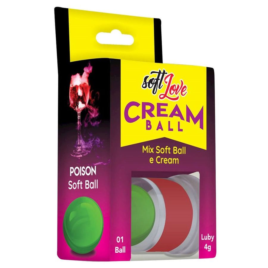 Cream-Ball-Poison-Hard-Excitante-Unissex