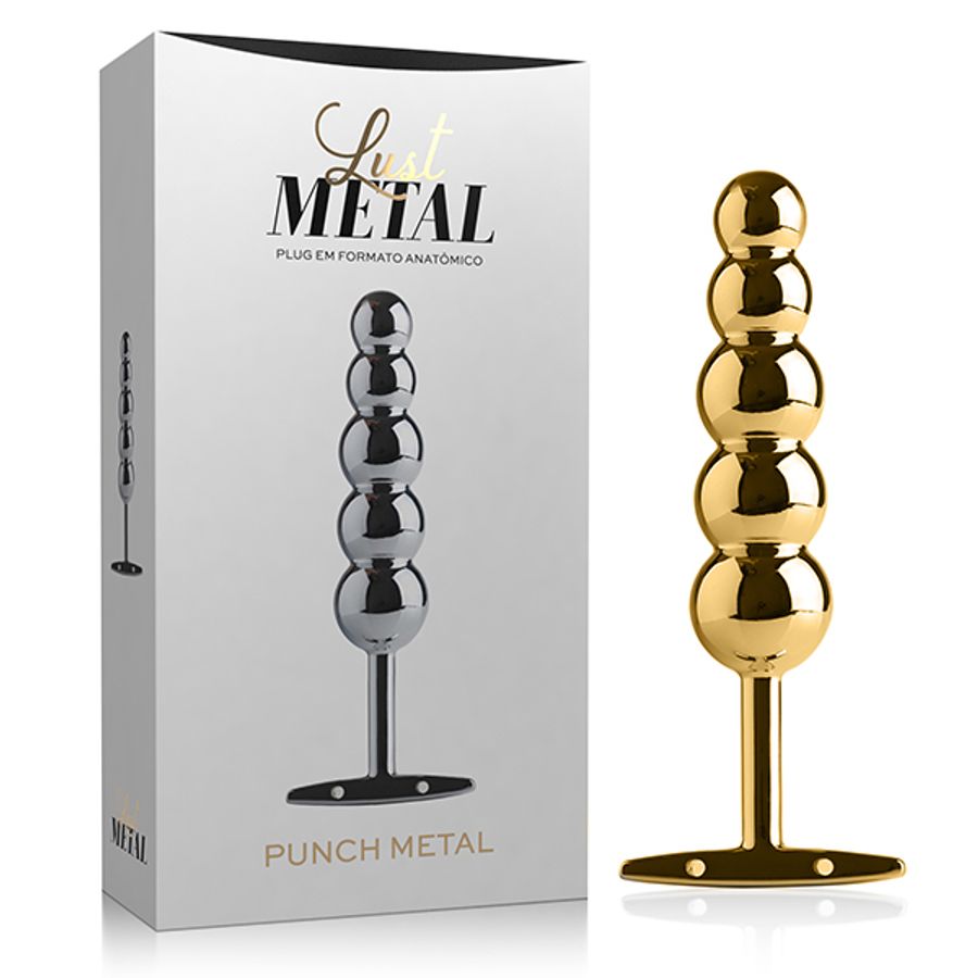 Plug-Anal-Punch-Metal-Gold