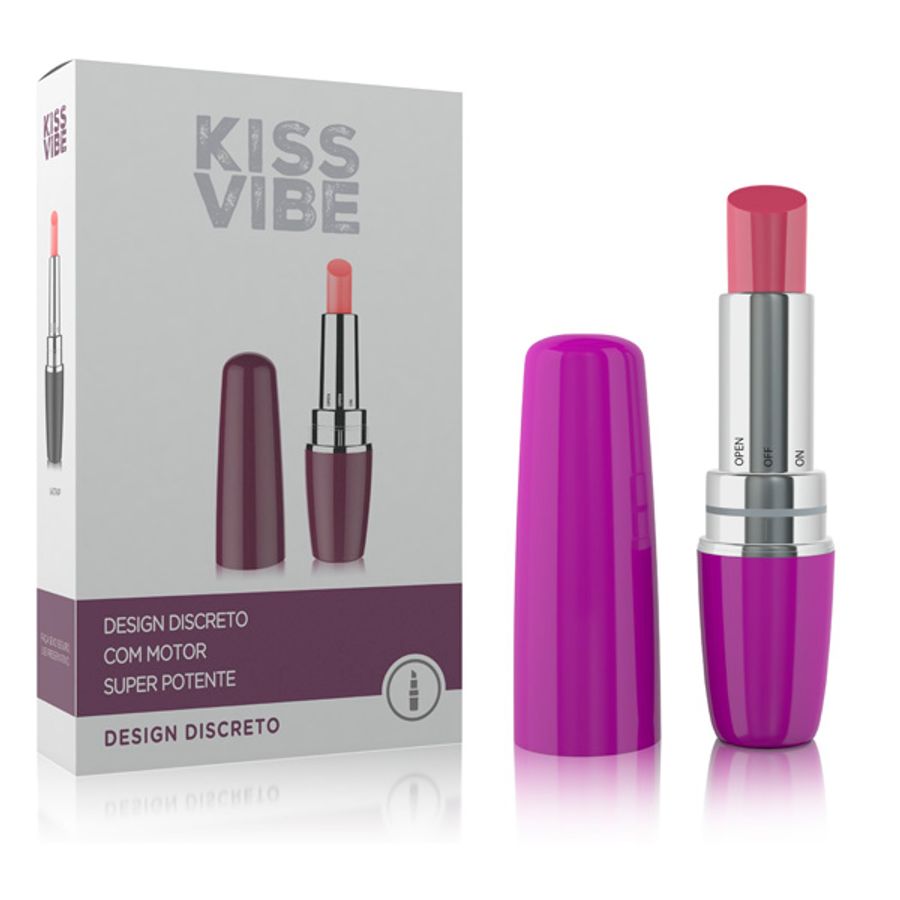Vibrador-Lipstick-Kiss-Vibe---9-X-2-cm---Cod.1372
